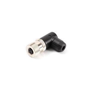 Circular M8 A Code Connector Assembled Type 3-core Socket Sensor Connector