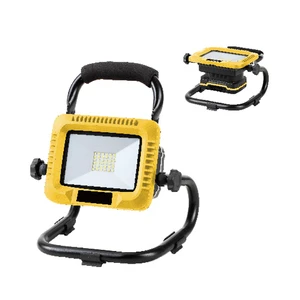 Hantechn Waterproof Lithium Battery Operated Rechargeable Car Work Light for Garage Workshop Car