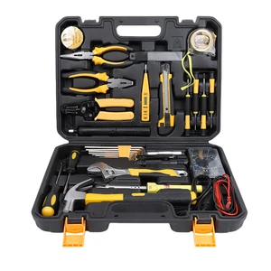 Special Electrician Hand Tool Set 37 Pcs Screwdriver Box Cordless Nipper Pliers Hammer Insulated Tool Hand Tape Kit Machine