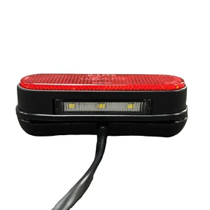 LM412 Motorcycle License Plate Light with Reflector manufacturer 12 V LM412 LED Number Plate Lamp