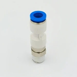 NRC Pneumatic Male Threaded Rotary Tube Connector Rotating Pipe Fitting