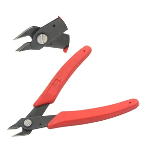 115mm Side Cutter Spring Molded Handles Jewelry Making DIY Multi-Purpose Wire Cutting Pliers Circlip Crimping Fishing OEM