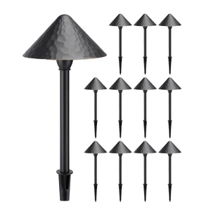 Garden Aluminum Solid Brass Low Voltage Outdoor Landscape Pathway Light LED Lighting Fixture IP65 for Outdoor Garden