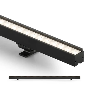 DC24V Indoor Modern Aluminum Alloy Housing LED Linear Light 6W 12W 24W Wall Wash Lighting for Museum Background Grille Lights