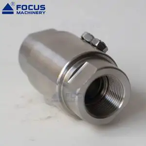 5MPa FBSP X FBSP Stainless Steel Straight Through Low Torque Water Hydraulic Oil Air Swivel Rotary Joint for Fire Lifting System