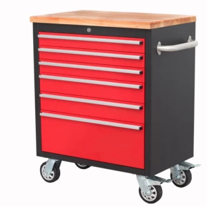 Hot Sale Sheet Metal Steel Garage Tool Storage 30 Inch 6 Drawer Rolling Tool Cabinet