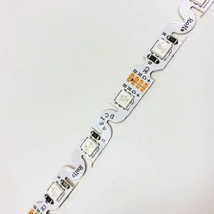 DC 12V S-Type LED Strip Light Smart SMD 2835 Bendable Zigzag S-Shape Flexible Mini Advertising Letter Sign Strip Lights