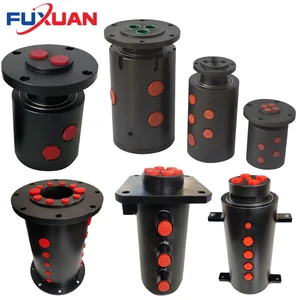 High Tension Hyperthermia Hydraulic Oil Water Rotary Union Threaded Flange Centre Rotation Conduit Multipass Swivel Joint