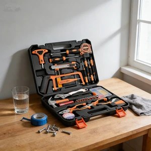 46 Portable Auto Repair Household Hand Tool Set Universal Hardware Combination Kit Hard Case Aluminium Customizable OEM Support