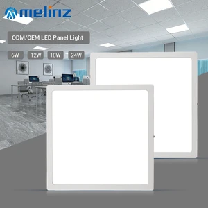 MELINZ Contemporary Easy Installation Aluminum LED Panel Light Round Square Store 3W/6W/9W/12W/15W/18W/24W/36W