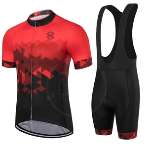 Cycling Set High Elasticity Comfortable Skin Friendly Quick Drying Breathable Short Sleeves Tour De France 100% Polyester Unisex
