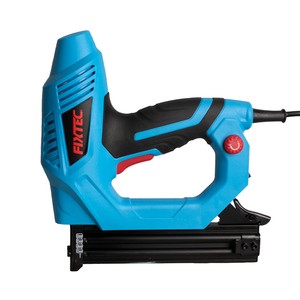 FIXTEC 9A Electric Heavy Duty Staple Gun Tacker Impact Adjustable Nail Gun for Wood