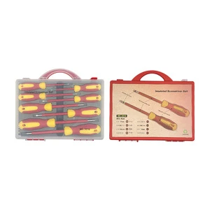8Pc Chrome Vanadium Steel Screwdriver Set Magnetic Tip Phillips Slotted Professional Electrician Hand Tool Kit with Storage Case