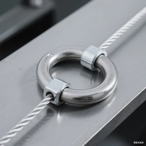 Polished Stainless Steel Wire Rope Thimbles Rigging Hardware in Carton Packaging