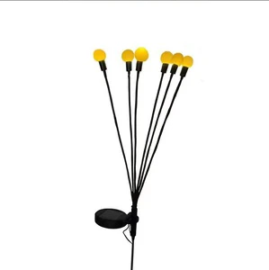 Waterproof IP65 Garden Firefly LED Solar Warm White Starburst Swaying Path Landscape Lights