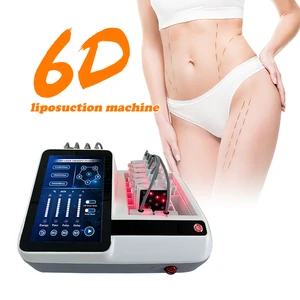 6D Lipo Low-level Laser Light LED Red Light Therapy Cellulite Reduction Inch Loss 6D Lipolaser Body Shaping Device