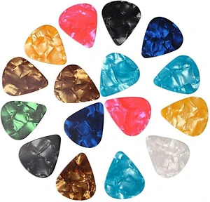 Hot Sale Celluloid Material Guitar Plectrum 0.71mm Thickness Electric Guitar Picks in Stock with Different Colors