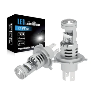 H4 Auto Headlight Mini Projector Lens 80W Canbus 10000LM 6500K H7 H18 H8 H11 9005 HB3 9006 HB4 Bombillos Led Faros 12V Auto Lamp