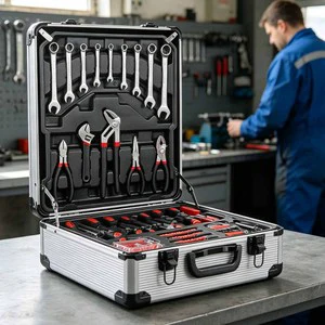 Industrial Forged Steel 799 PCS Trolley Tool Box Set for Technical Repairs Portable Rolling Case Hand Tool Kit