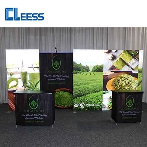 Portable Trade Show Booth Modular Exhibition Event Booth Advertising Light Box Backlit Trade Show Display Backdrop
