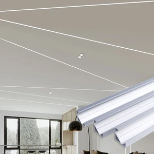 Aluminum Alloy Light Strip groove Linear Light, Embedded Linear Light, Led, Concealed Installation in the Living Room Ceiling