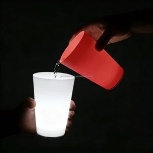 RICHSHINING LED Water Sensing Cup Plastic Led Cup Festive Colors Nightclubs New Year's Occasions Party Favors