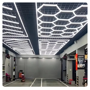 High Quality Hexagon LED Shop Lights for Hair Salon Store Shoes Shop and Clothes Shop Interior Design Honeycomb Ceiling Lights