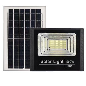 Hot Sale High Lumen Outdoor Dimmable Waterproof IP67 Remote Control 100w 200w 400w 500W 1000w Portable LED Solar Flood Lights