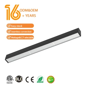 Aluminum Hexagon Profile Anti-Glaring IP44 Industrial Skyline Linear Light with 5-Year Warranty