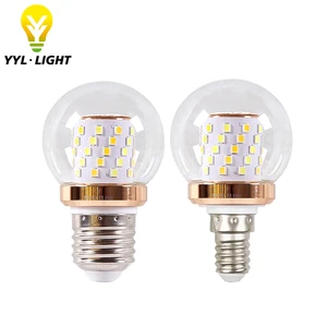 Reflector Warehouse Plastic Lamp Body AC Power Supply Droplight Illuminant 12W E27 85-265V LED Corn Mini Bubble 6000K/3000K