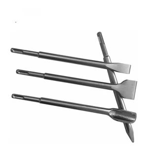 Electric Hammer Square Handle Flat Brazed Shovel U-shaped Concrete Slotted Through Wall Chisel