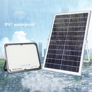 Solar Outdoor Floodlight 100w200w300w500w With Switch White Temperature Can Be Customized Solar Lights