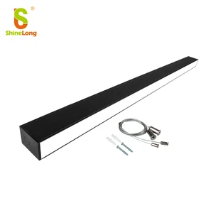 New Arrival 140lm/W Wattage CCT Adjustable Led Suspended Linear Light LED Architectural Linear Light Seamless Connection