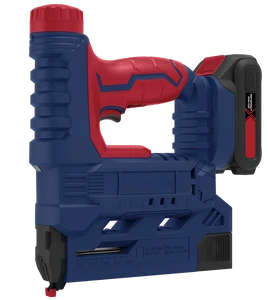 20V Brushless Pneumatic DIY Air Stapler Electric Concrete Nailer Steel Nail Gun