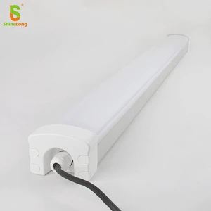 24V LED Vapor Tight Light For Car Wash Garage Parking Tunnel Waterproof Aluminum Linear High Bay Light 2ft 4ft 5ft