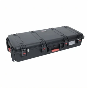 High Quality Low Price 970*413*200mm Long Hard Waterproof Plastic Case With Pick And Pluck Foam Customized Color Logo