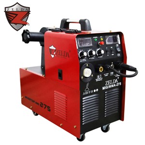 Zelda Portable 220V Dc Soldadora Inverter MIG Welding Machine 2T/4T Soldadora MIG MAG IGBT Max 15kg Wires Industrial MIG Welder