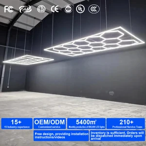 HanYin Ceiling Garage Light Modular Led Hexagon Light for Home Garage and Commercial Systems