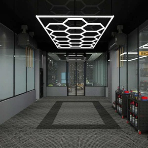 Custom Designed Car Hexagon Led Light Garage Lighting for the Car Workshop