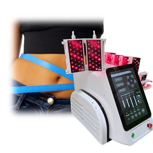6D Full Body Weight Loss Lipo Pads Red Led Light Contour Light Therapy Body Contouring Slimming Infrared Heat Massage Machine