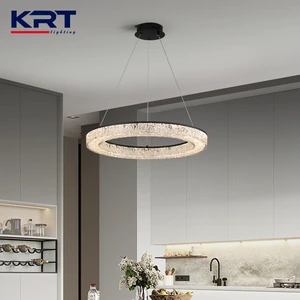 China Supplier 2 Years Warranty Indoor Luxury Hanging Decorative Pendant Light Led Ring Lamp