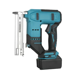 Cordless Straight Nail Gun for Wood Wireless Battery Industrial & DIY Grade Steel Nail Gun for Woodworking