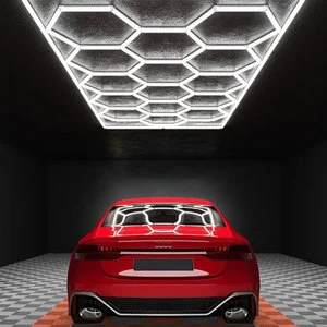 Energy Saving DIY Led Hexagon Honeycomb Car Workshop Garage Light Ceiling Panel