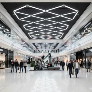 Hexagon Honeycomb Lamp for Exhibition Booth & Trade Show LED Work Lights for Exhibition Ceiling Luminaires