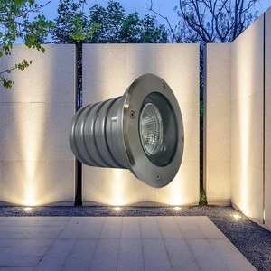 Outdoor IP67 Waterproof Cast Aluminum Recessed Low Buried LED Light CREE COB 60 Degree Beam Angle Remote Control for Lighting