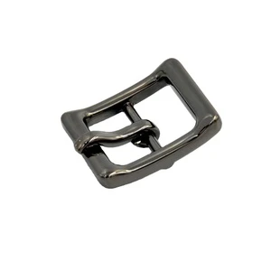 2025 Hot-Selling 25mm Square Electroplated Gunmetal Pin Buckles Light Weight Metal Hardware Accessories for Sandals Watches