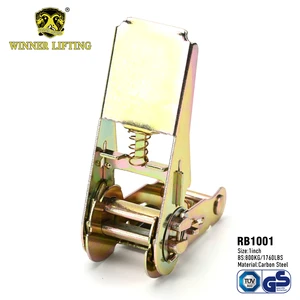 800KG Breaking Strength Ratchet Buckle Color Zinc Plated Metal Cargo Lashing Tensioner