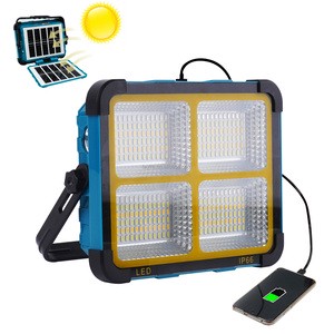 IP66 Outdoor Solar LED Floodlight for Germany Shipping Energy Saving 288LED 5Model Garden Light for Hiking Camping Emergency ABS