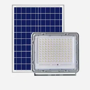 Solar LED Flood Light IP65 Waterproof ABS Material 100W-400W High Power Outdoor Lighting Kit