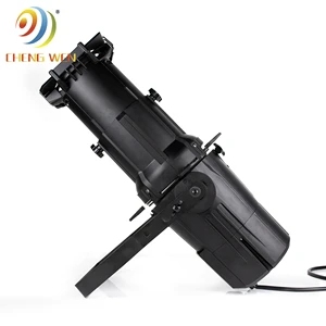 Chengwen LED Contour Light Adjustable Fresnel Spotlight 200W RGBW Zoom TV Studio Lighting Stage Light